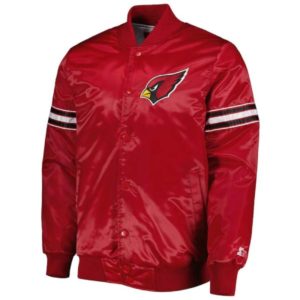 Pick And Roll Arizona Cardinals Red Satin Jacket