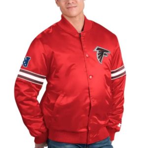 NFL Atlanta Falcons The Pick And Roll Satin Full-Snap Jacket