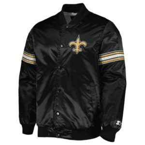 Pick and Roll New Orleans Saints Satin Jacket