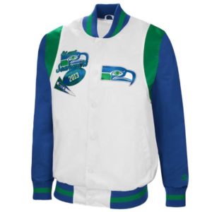 Retro The All-American Seattle Seahawks Satin Jacket