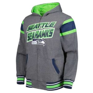 Seattle Seahawks Extreme Gray Hoodie