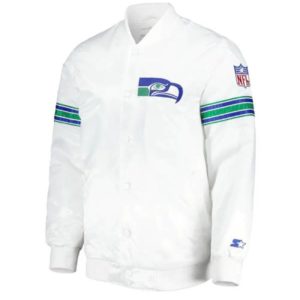 Starter Seattle Seahawks The Power Forward Satin Jacket