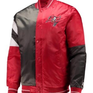 Tampa Bay Buccaneers Red & Black Satin Jacket