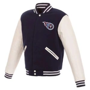 Tennessee Titans Navy_White Varsity Jacket