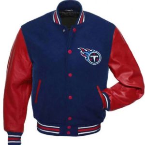 Tennessee Titans Red & Blue Varsity Jacket