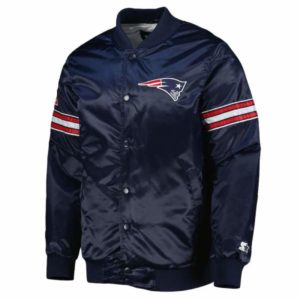 The Pick and Roll New England Patriots Satin Jacket