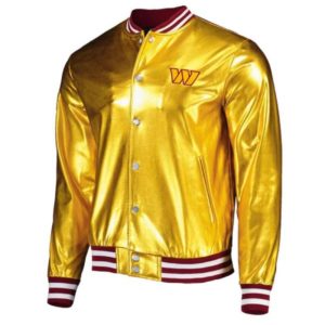 Washington Commanders The Wild Collective Metallic Gold Jacket