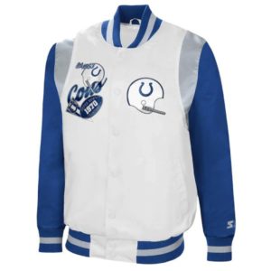 Indianapolis Colts The All-American Retro White And Royal Jacket