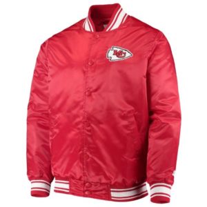 Kansas City Chiefs Locker Room Red Satin Jacket